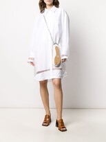 Thumbnail for your product : Maison Margiela Sheer Panelled Shirt Dress