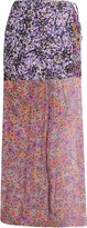 Silene Floral Wrap Maxi Skirt 