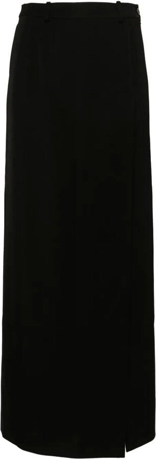 Balenciaga Slit Tailored Maxi Skirt