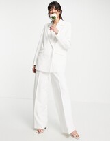 Thumbnail for your product : Y.A.S exclusive Bridal tailored blazer co-ord in white