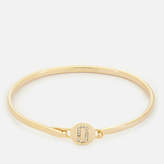 Marc Jacobs Women's Double J Pave Hinge Cuff Bracelet - Gold
