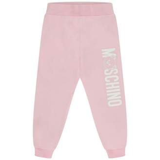 Moschino MoschinoBaby Girls White & Pink Teddy Tracksuit