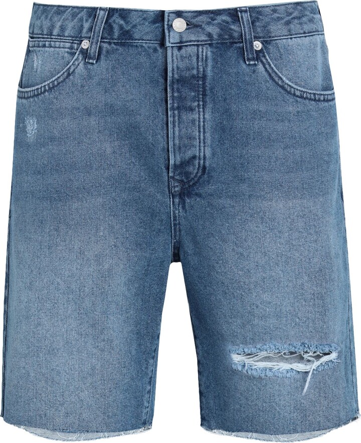 Topman Men's Blue Shorts | ShopStyle