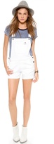 Thumbnail for your product : MiH Jeans Bib & Brace Short Overalls