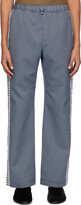 Thumbnail for your product : Ahluwalia Blue Jacquard Trousers