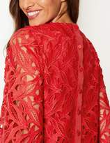 Thumbnail for your product : Marks and Spencer Lace Round Neck 3/4 Sleeve Blouse
