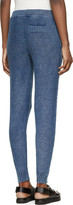 Thumbnail for your product : Alexander Wang T by Indigo Acid Washed Knit Lounge Pants