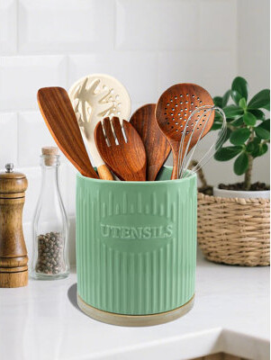 One Allium Way 360° Rotating Utensil Holder 7.6\