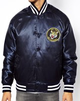 Thumbnail for your product : Reclaimed Vintage Bomber Jacket in Satin