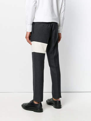 Thom Browne stripe detail tailored trousers