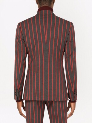 Dolce & Gabbana Sicilia-fit pinstriped double-breasted suit