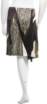Thumbnail for your product : Reed Krakoff Printed Asymmetrical Skirt