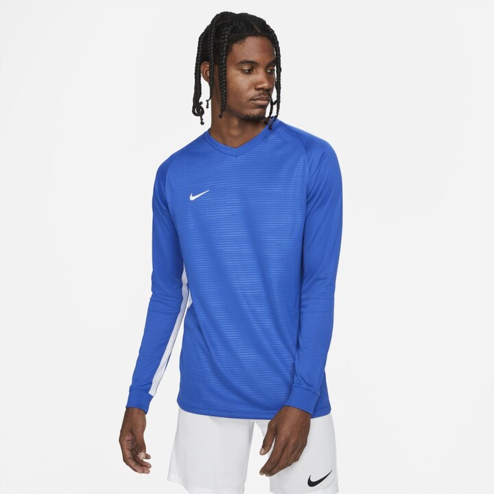 Nike DriFIT Tiempo Men's LongSleeve Soccer Jersey ShopStyle