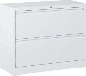 HANGZHOURUNXIN Lateral File Cabinet 2 Drawer White Filing Cabinet With Lock Lockable File Cabinet For Home Office Locking Metal File Cabinet For Legal/Letter/A4/F