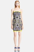 Thumbnail for your product : Lanvin Strapless Techno Piqué Bustier Dress