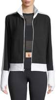 Thumbnail for your product : Norma Kamali Side-Stripe Turtleneck Jacket