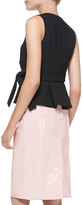 Thumbnail for your product : Marc by Marc Jacobs Emi Shiny Plastic Long Pencil Skirt