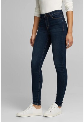 Esprit Mid-rise Skinny Jeans In Organic Cotton, Length 32"