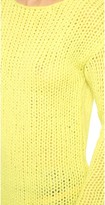Thumbnail for your product : DKNY Long Sleeve Boat Neck Pullover