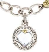 Thumbnail for your product : Judith Ripka Synthetic Quartz & Diamond Charm Bracelet