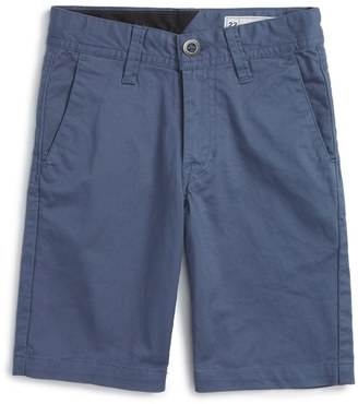 Volcom Cotton Twill Shorts (Big Boys)