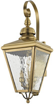 Thumbnail for your product : Livex Lighting Livex 3-Light Ab Outdoor Wall Lantern
