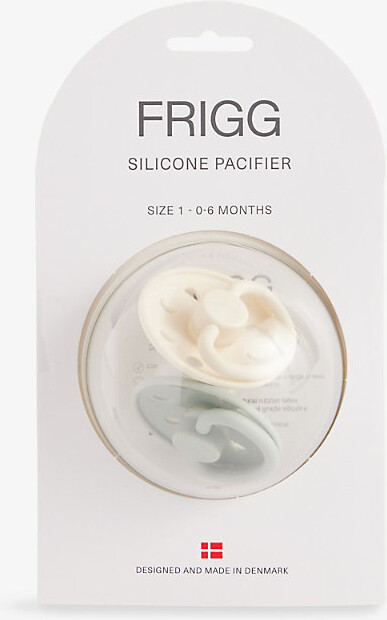 Frigg Cream/Sage Moon Size 1 Silicone Pacifier Pack Of Two 1Size