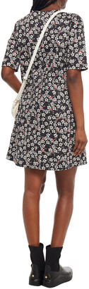 Love Moschino Floral-print Denim Mini Dress