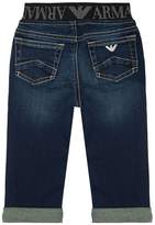 Thumbnail for your product : Giorgio Armani Logo Waistband Jeans