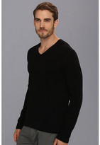 Thumbnail for your product : John Varvatos Collection Cashmere V-Neck Sweater w/ Elbow Patches