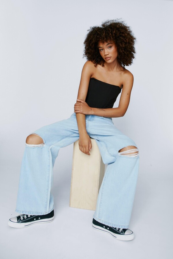 Nasty Gal Women's Blue Jeans | ShopStyle