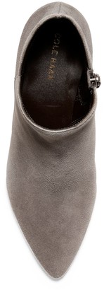 Cole Haan Elyse Suede Pointed Toe Ankle Boot - Wide Wdith Available