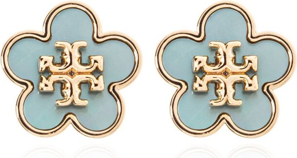 Tory Burch Kira Flower Stud Earrings