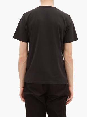 Saturdays NYC Slash-print Cotton-jersey T-shirt - Black
