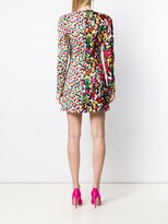 Thumbnail for your product : ATTICO Mixed-Print Wrap Dress