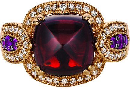 LeVian 14K Rose Gold 6.06 Ct. Tw. Diamond & Gemstone Ring