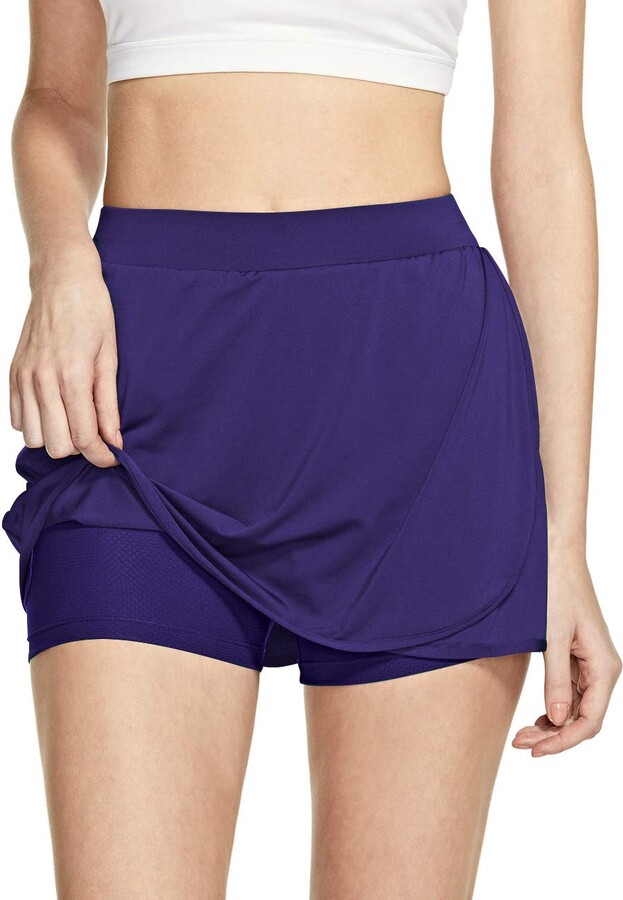 TSLA Women's Athletic Skorts Lightweight Active Tennis Skirts