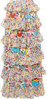all things mochi petra tiered printed cottonvoile maxi skirt