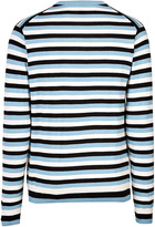 Thumbnail for your product : Marc by Marc Jacobs Silk-Cotton-Cashmere Striped Pullover