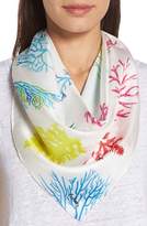 Thumbnail for your product : Echo Coral Me Crazy Square Silk Scarf