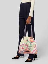 Thumbnail for your product : Etro Paisley Print Tote Chartreuse Paisley Print Tote