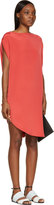Thumbnail for your product : Calvin Klein Collection Strawberry Sleeveless Circular Drape Tamara Dress