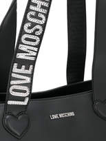 Thumbnail for your product : Love Moschino heart patch tote