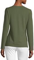Thumbnail for your product : Lord & Taylor Classic Long-Sleeve Stretch-Cotton Top