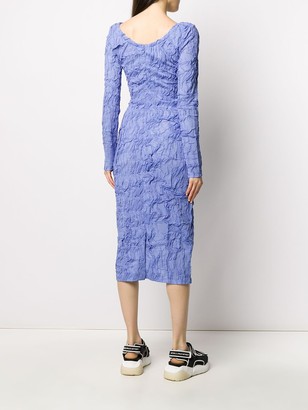 Kenzo Textured Midi Dress