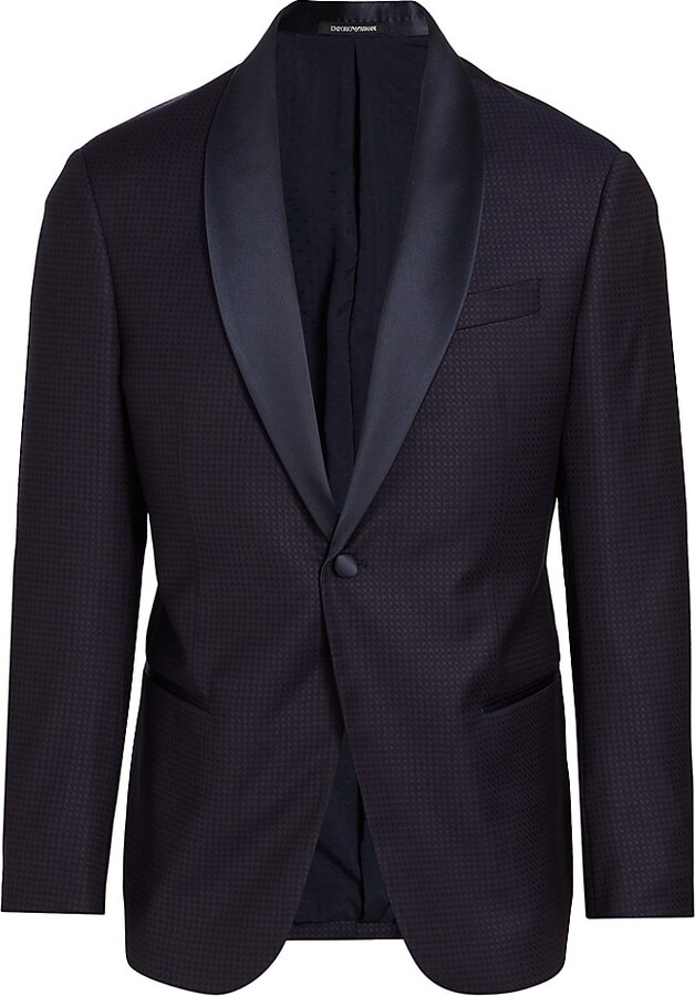 Emporio Armani MicroBox Dinner Jacket ShopStyle Sport Coats & Blazers