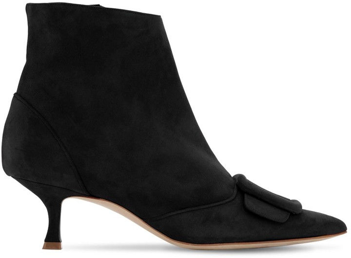 50mm Baylow Suede Ankle Boots