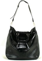 Thumbnail for your product : Orla Kiely Soft Patent Leather Burdock Bag - Black