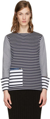 Stella McCartney Navy Striped T-Shirt