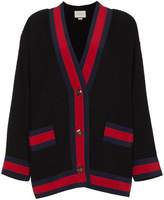 Thumbnail for your product : Gucci Tweed Contrast Stripe Cardigan